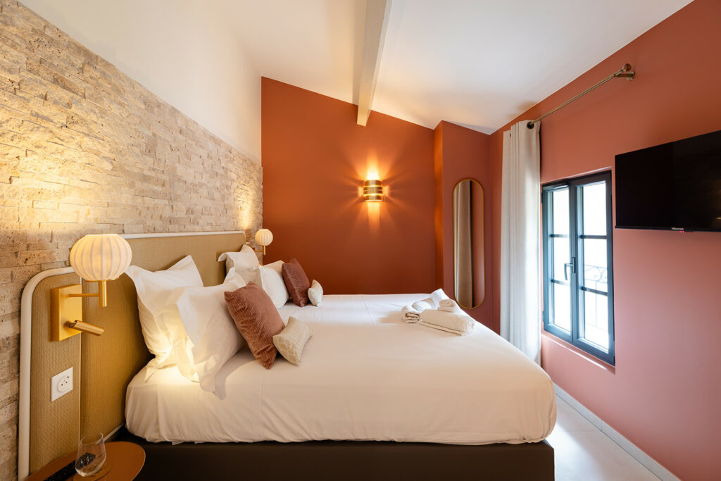 Lieu de réception avec hébergement pour votre événement, chambre de haut standing