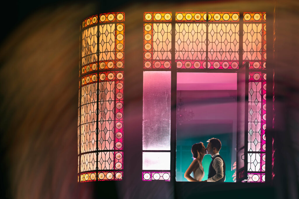 Cachet du lieu de réception de mariage en Provence sa verrière